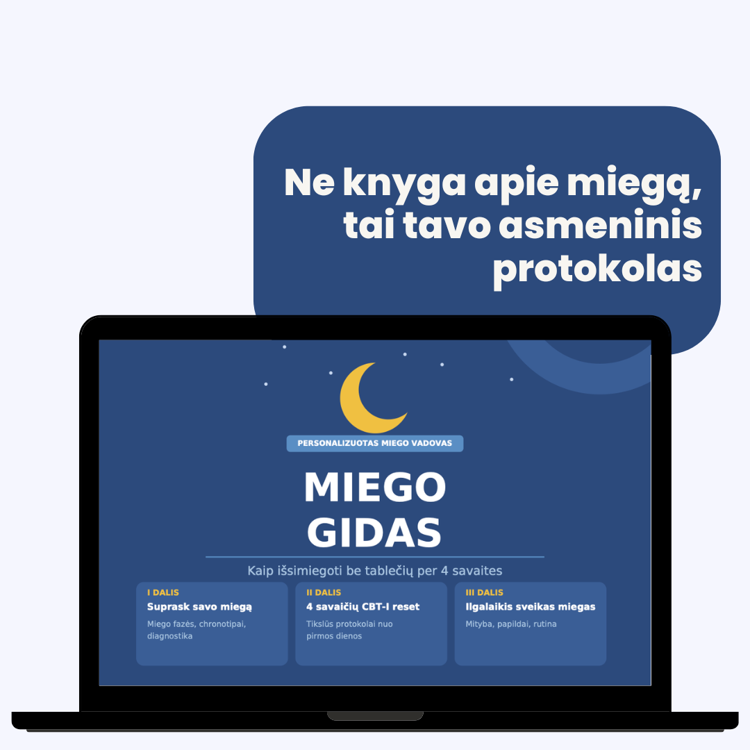 Personalizuotas Miego Gidas